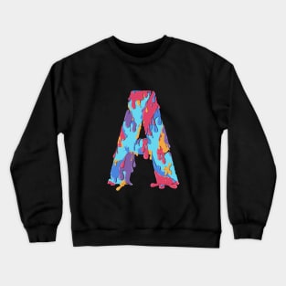 The letter A Crewneck Sweatshirt